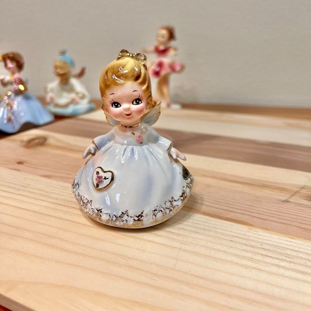 Vintage Josef Originals "Little Commandments" Series Angel Ceramic Figurine